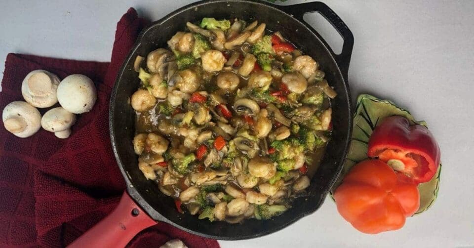 Quick And Easy Stir Fry: Make This Garlic Shrimp And Mushrooms Recipe