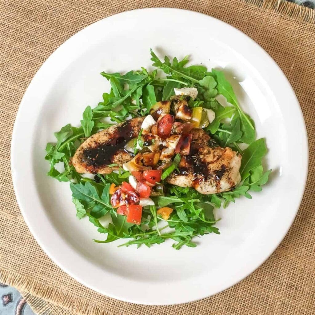 Chicken Caprese Recipe (with a Balsamic Glaze)