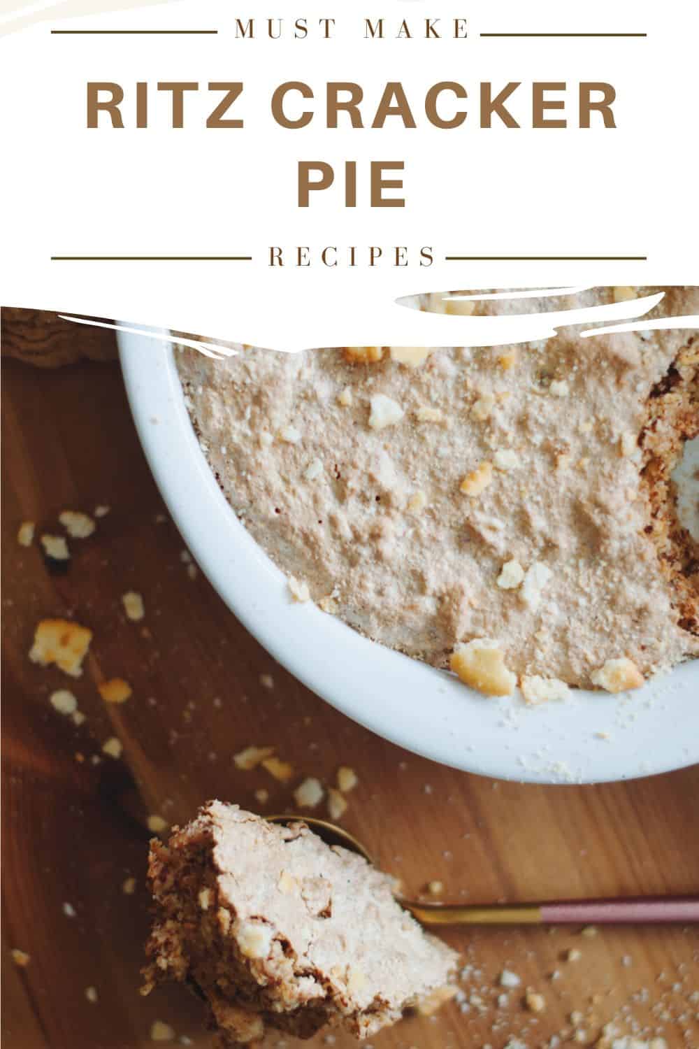 Rick Rack Pie Ritz cracker pie recipe