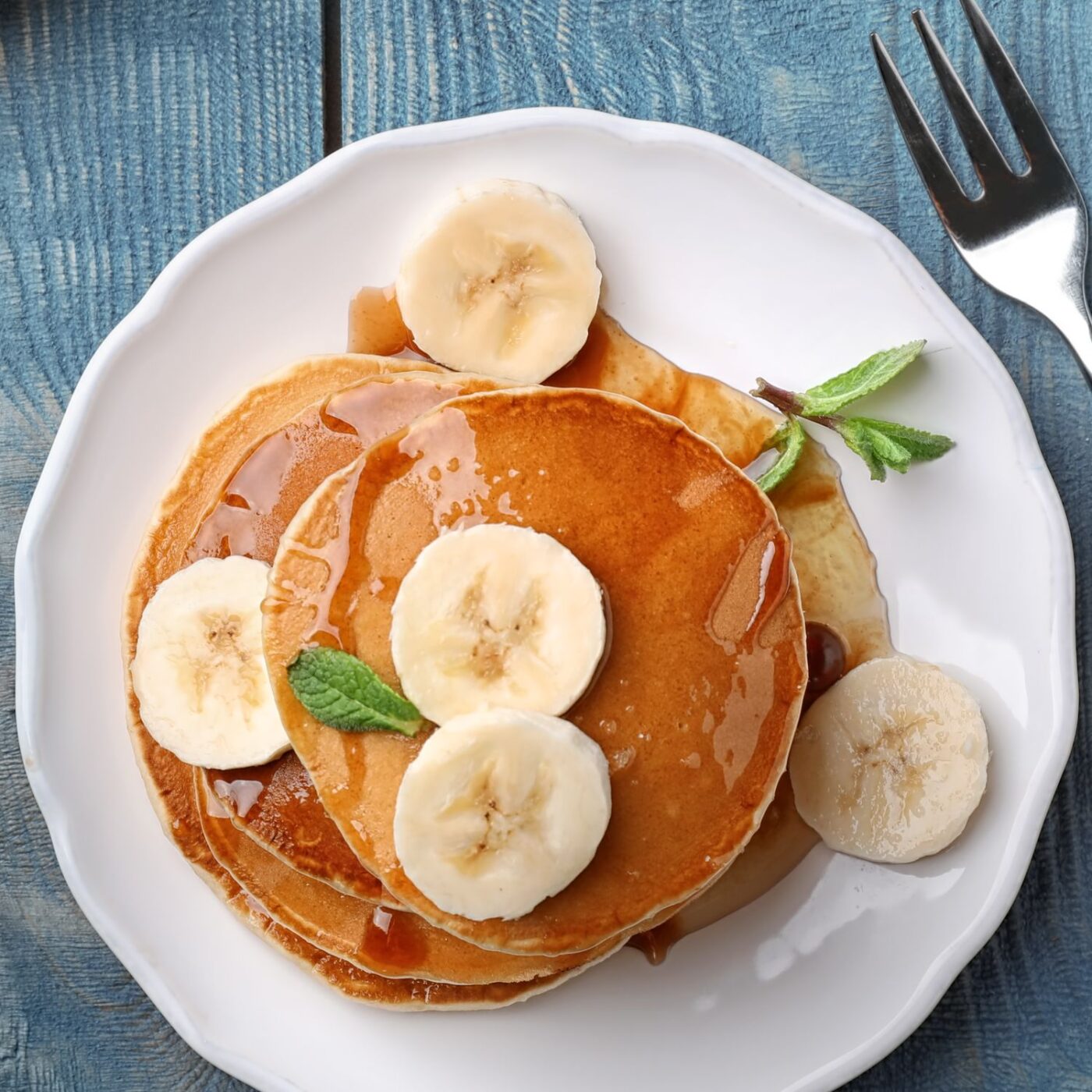 Easy Banana Pancakes With A Biscuit Mix