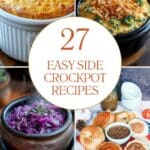 Delicious and affordable crockpot side dishes perfect for potlucks and easy weeknight dinners.