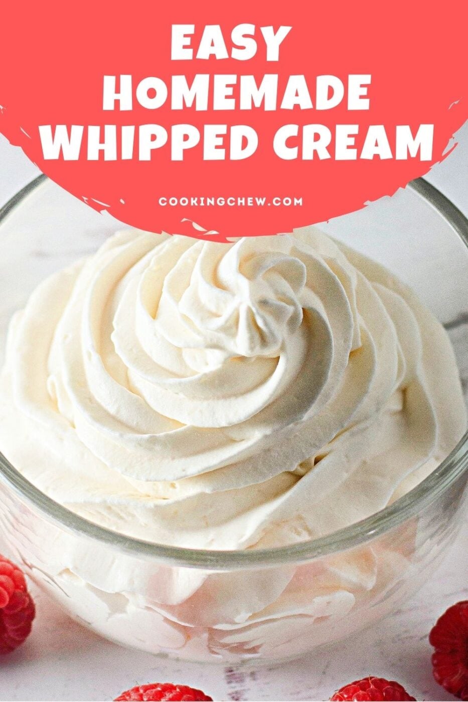 How To Make Easy Homemade Whipped Cream