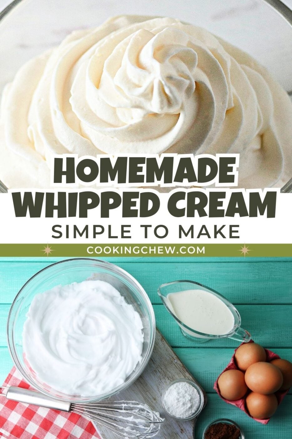 How To Make Easy Homemade Whipped Cream