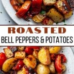 Oven Roasted Potatoes and Bell Peppers with Just 3 Ingredients