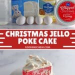 Holiday Jello Poke Cake Recipe