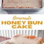 Homemade Honey Bun Cake Recipe Easy