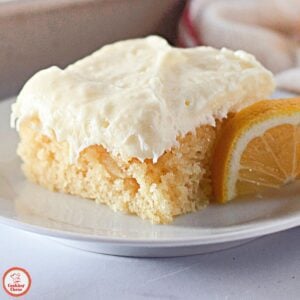 Fluffy & Zesty Lemon Cake Without Eggs or Dairy