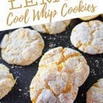 Soft & Chewy Lemon Cool Whip Cookies – Easy 4-Ingredient Recipe