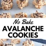 Easy No-Bake Avalanche Cookies with White Chocolate and Peanut Butter