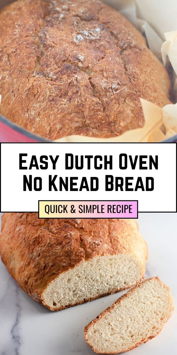 Easy No-Knead Rustic Bread Recipe | Dutch Oven Artisan Bread
