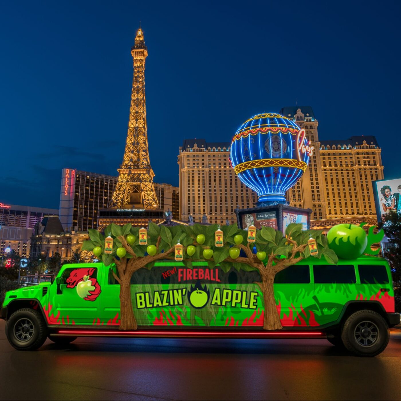 Fireball’s Blazin’ New Idea: Book a Literal Apple Orchard Limo in Las Vegas