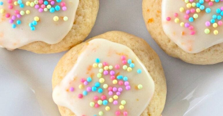 Orange Zest Sprinkle Cookies for Easter or Any Springtime Brunch!