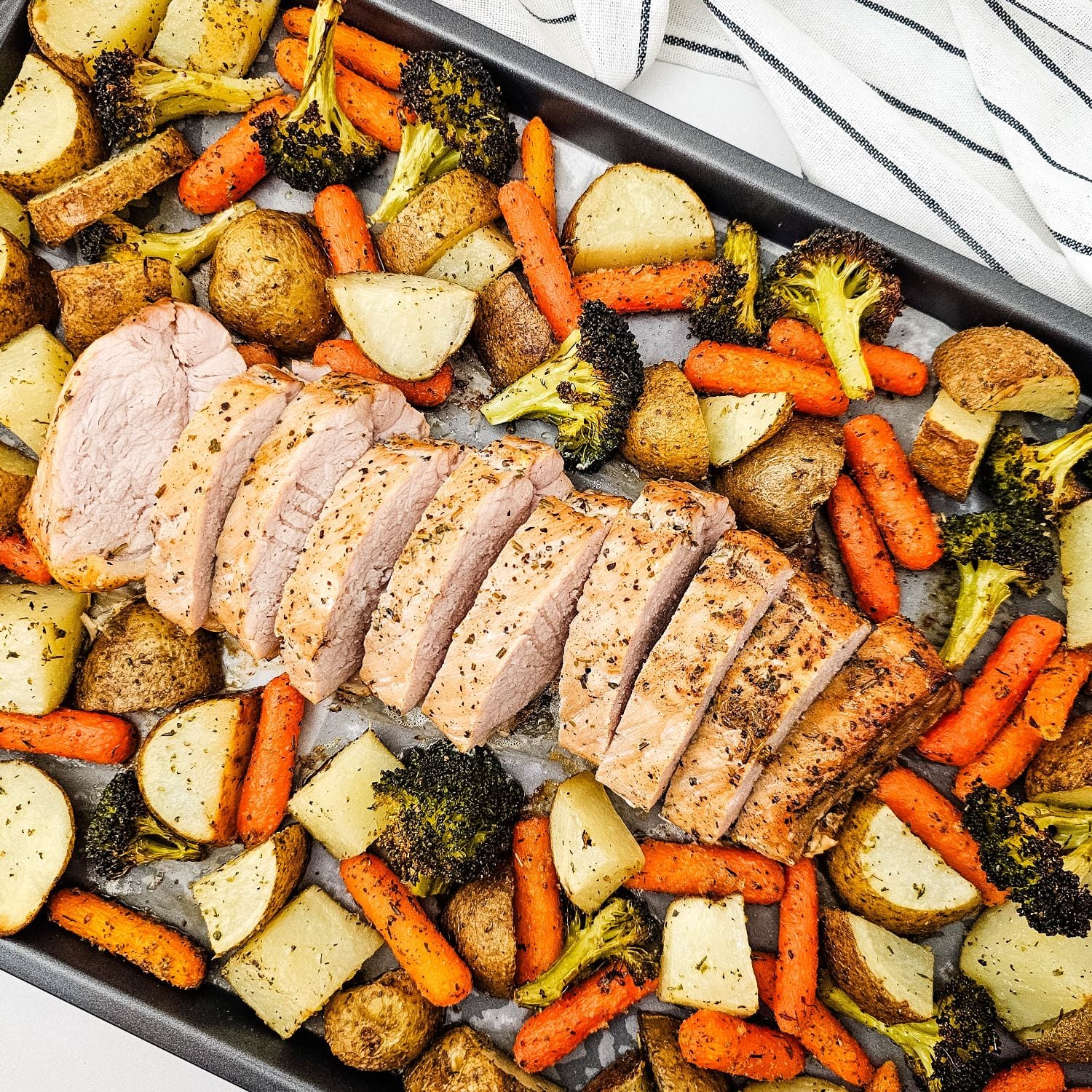 Sheet Pan Pork Loin Dinner