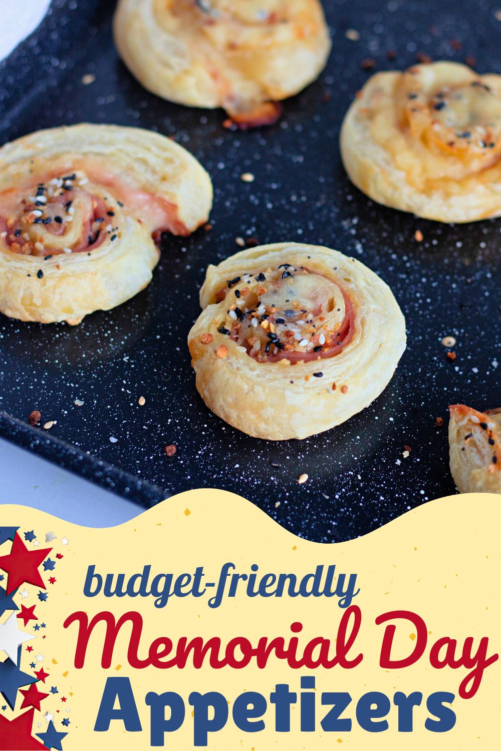 Easy Ham & Cheese Pinwheels