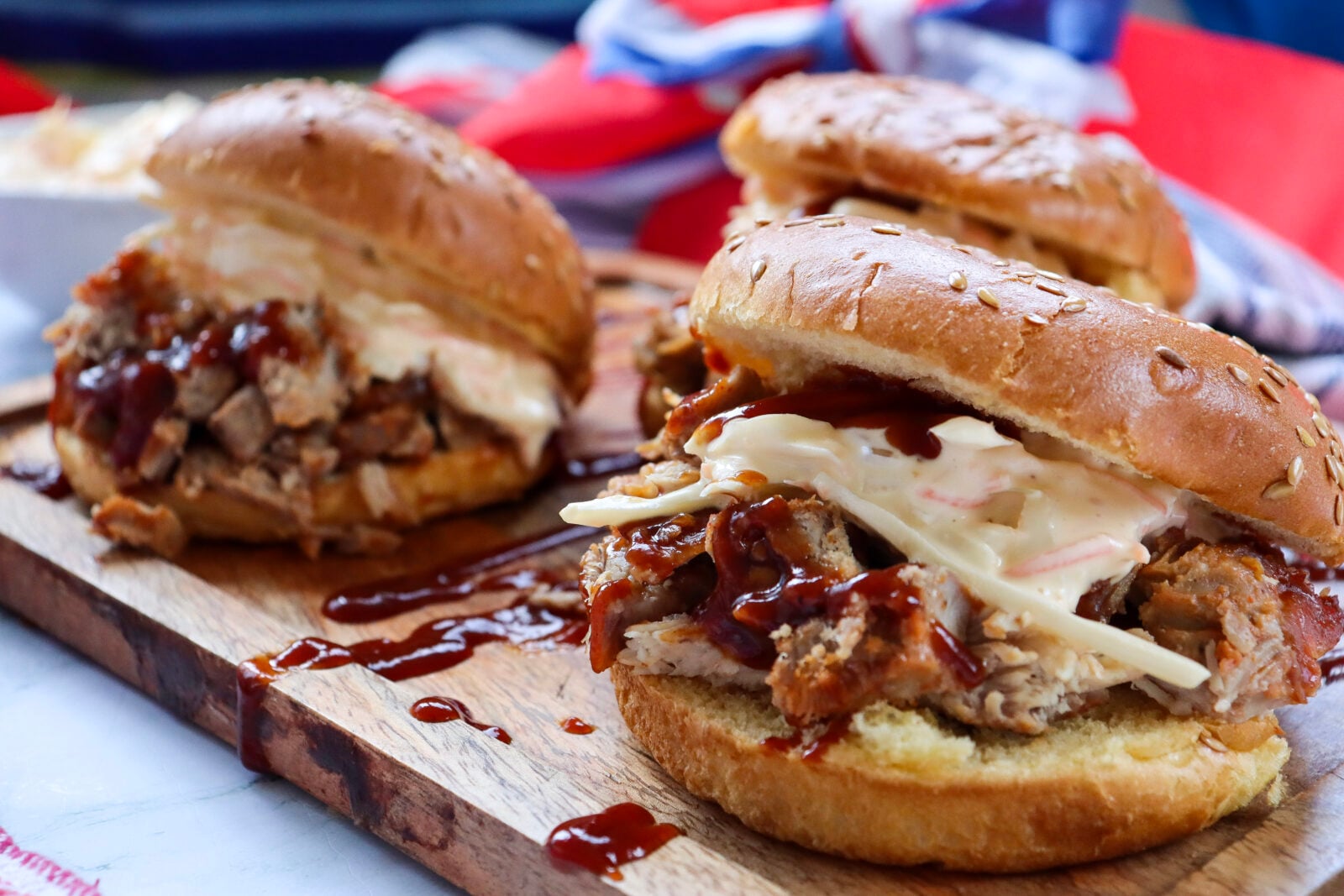 Slow Cooker BBQ Pulled Pork Sandwiches (Easy Cookout Recipe)