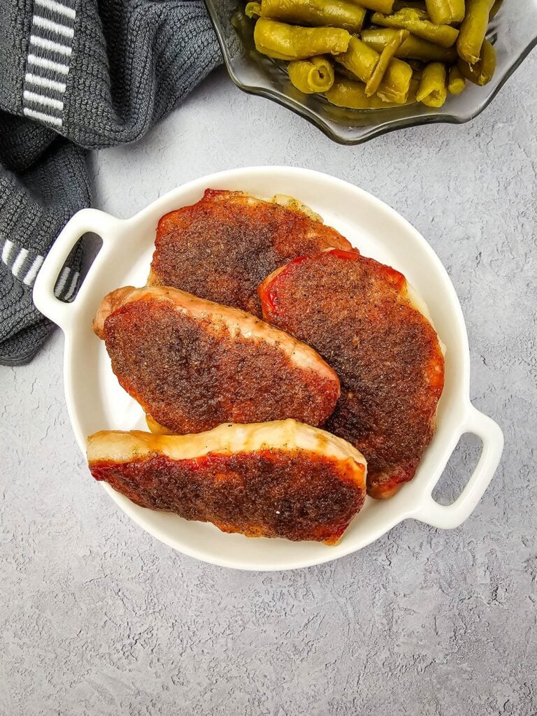 Brown Sugar And Ketchup Pork Chops 1