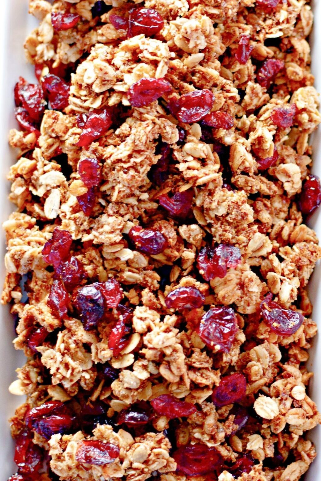 Homemade Cranberry Granola (Easy Maple Granola Recipe)