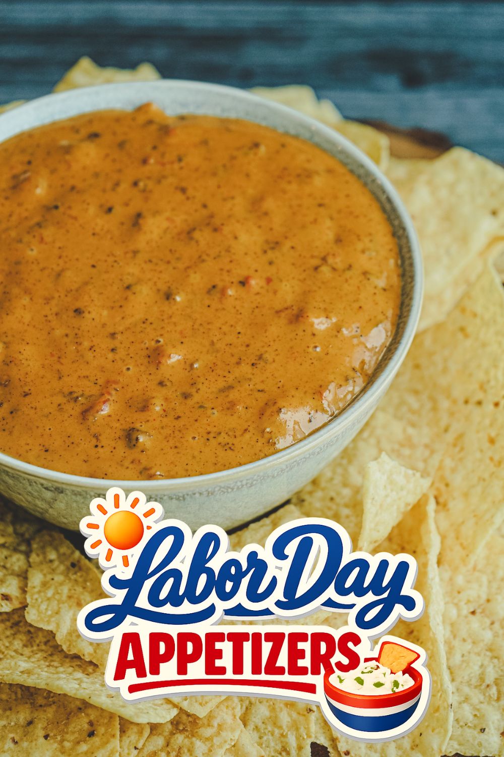 3-Ingredient Chili Cheese Dip - Labor Day Appetizers
