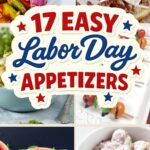17 Easy Labor Day Appetizers - roundup pin