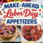 Make-Ahead Labor Day Appetizers - roundup pin