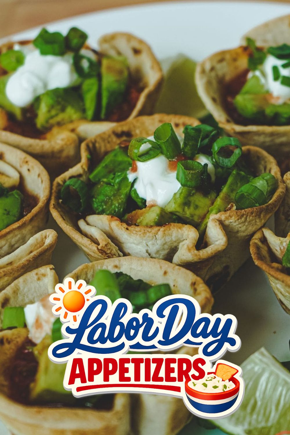 Taco Cups - Labor Day Appetizers