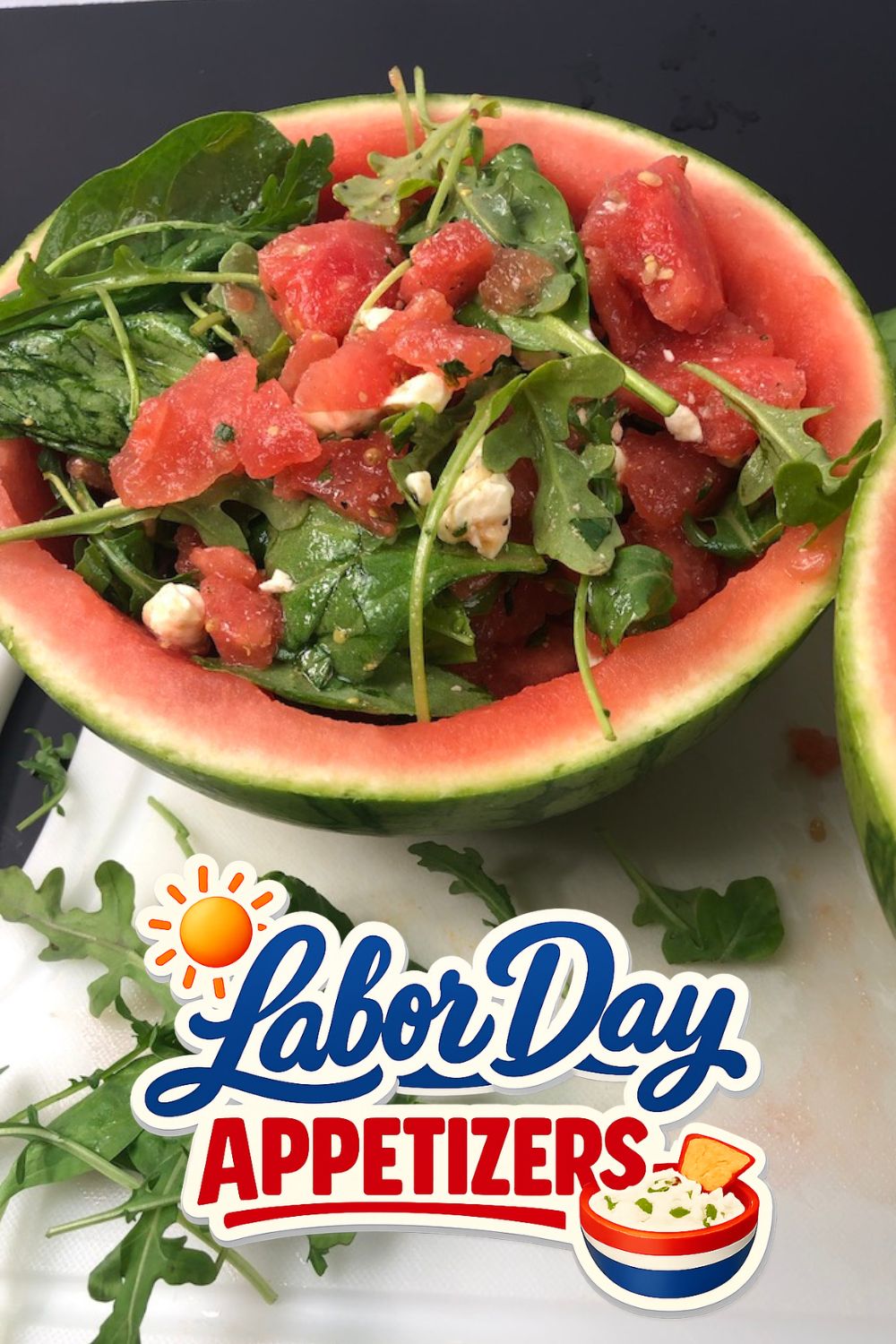 Watermelon Feta Salad - Labor Day Appetizers