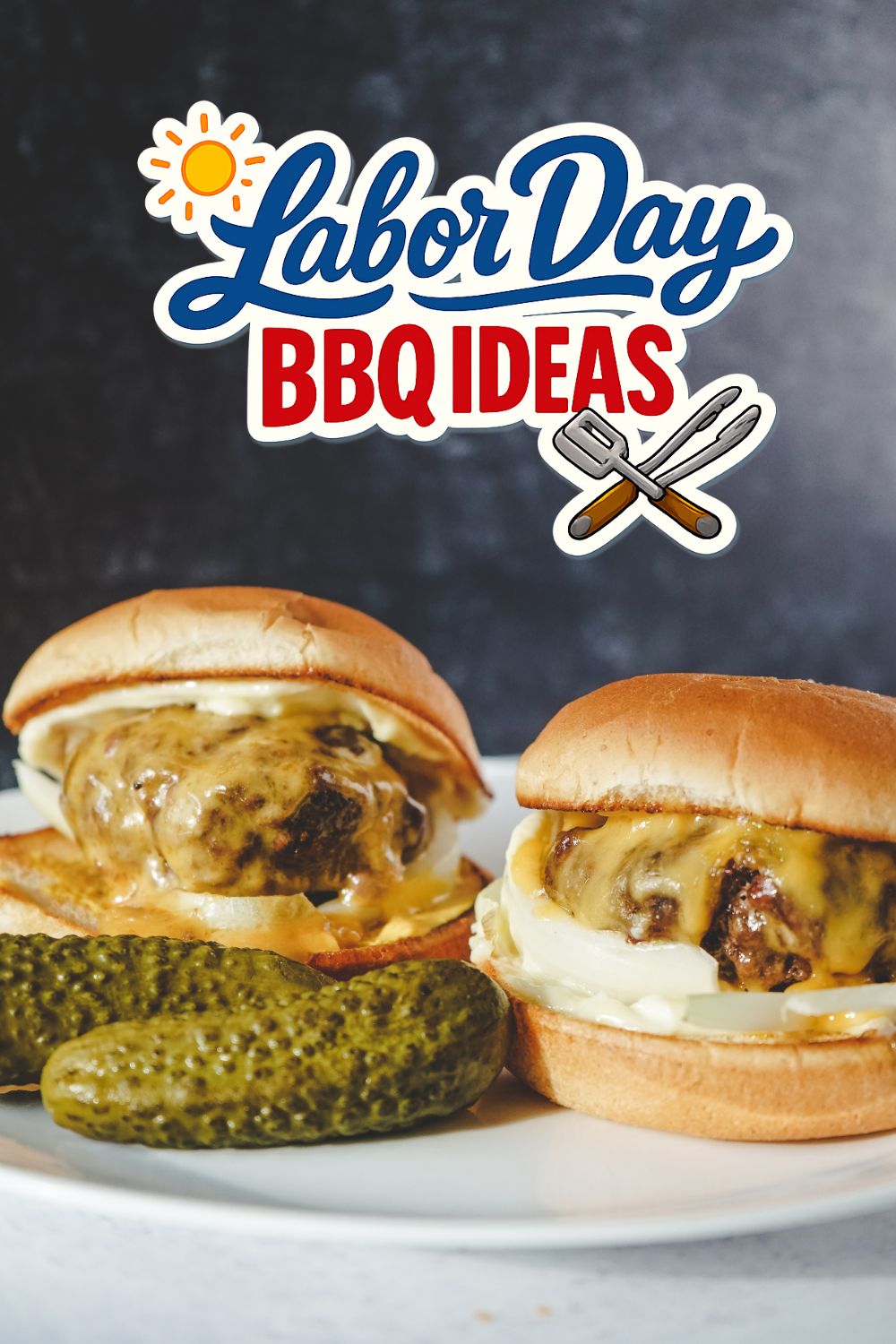 Air Fryer Hamburgers - Labor Day BBQ Ideas