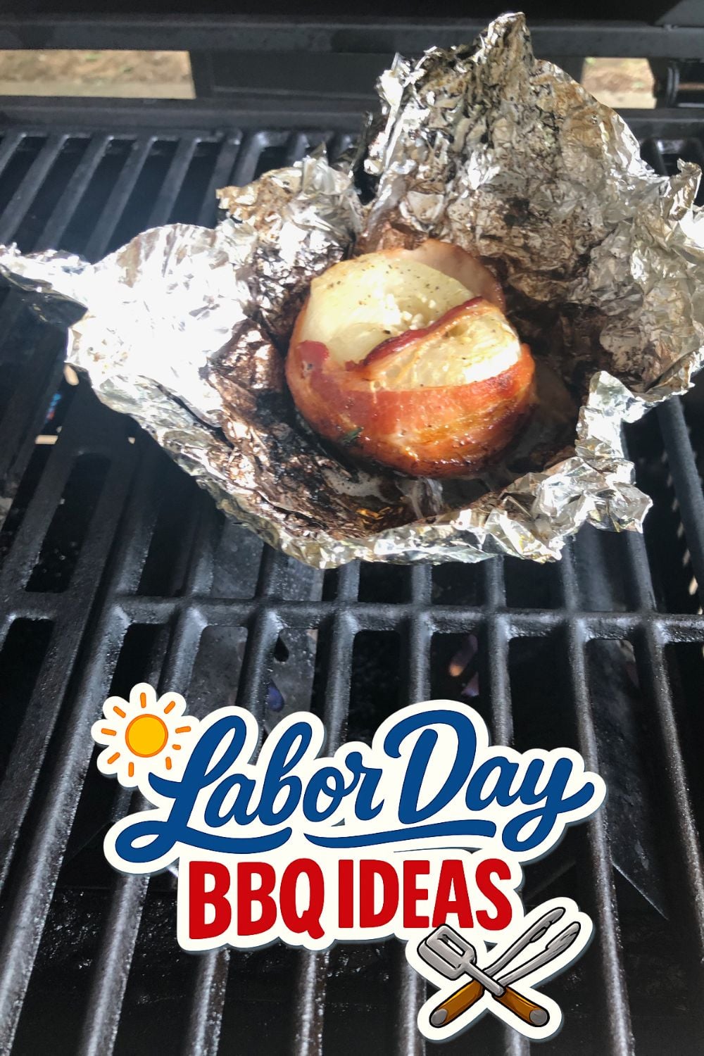 Bacon-Wrapped Grilled Vidalia Onion - Labor Day BBQ Ideas