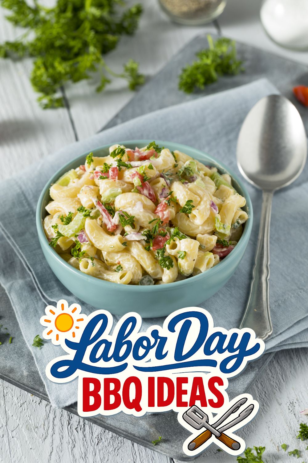 Hawaiian-Style Macaroni Salad - Labor Day BBQ Ideas