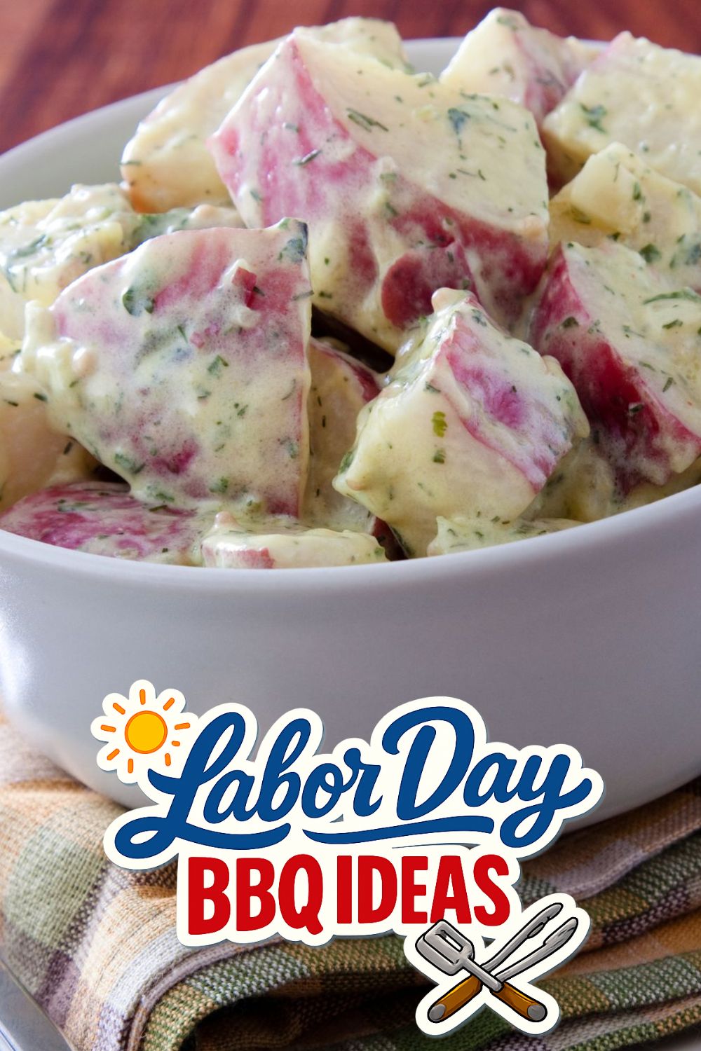 Red Potato Salad - Labor Day BBQ Ideas