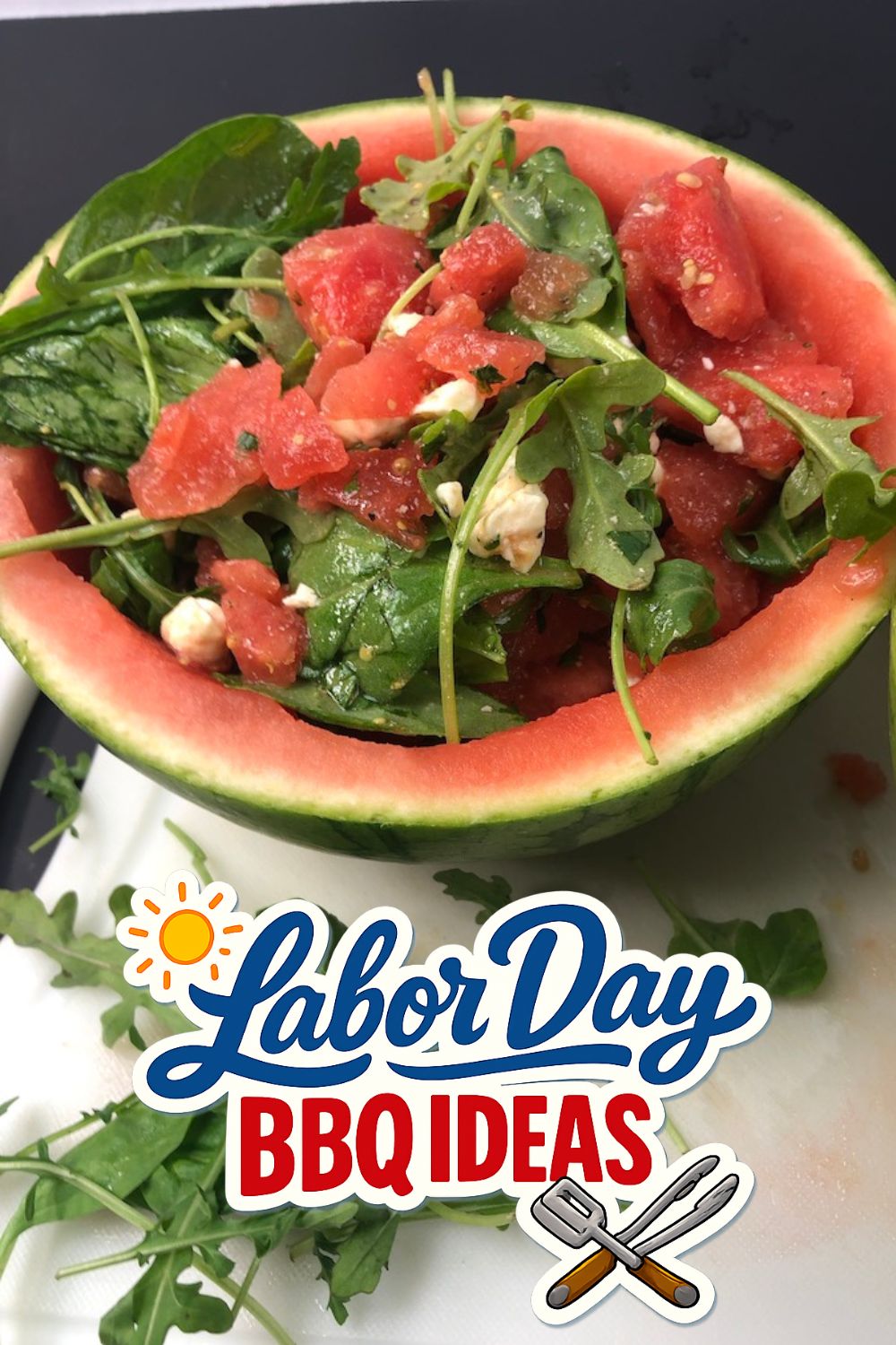 Watermelon Feta Salad - Labor Day BBQ Ideas