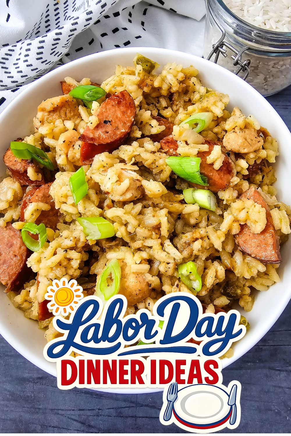 One Pot Jambalaya - Labor Day Dinner Ideas