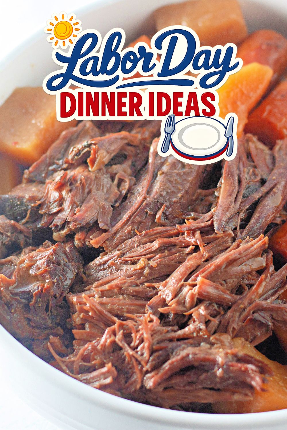 Slow Cooker Beef Roast - Labor Day Dinner Ideas