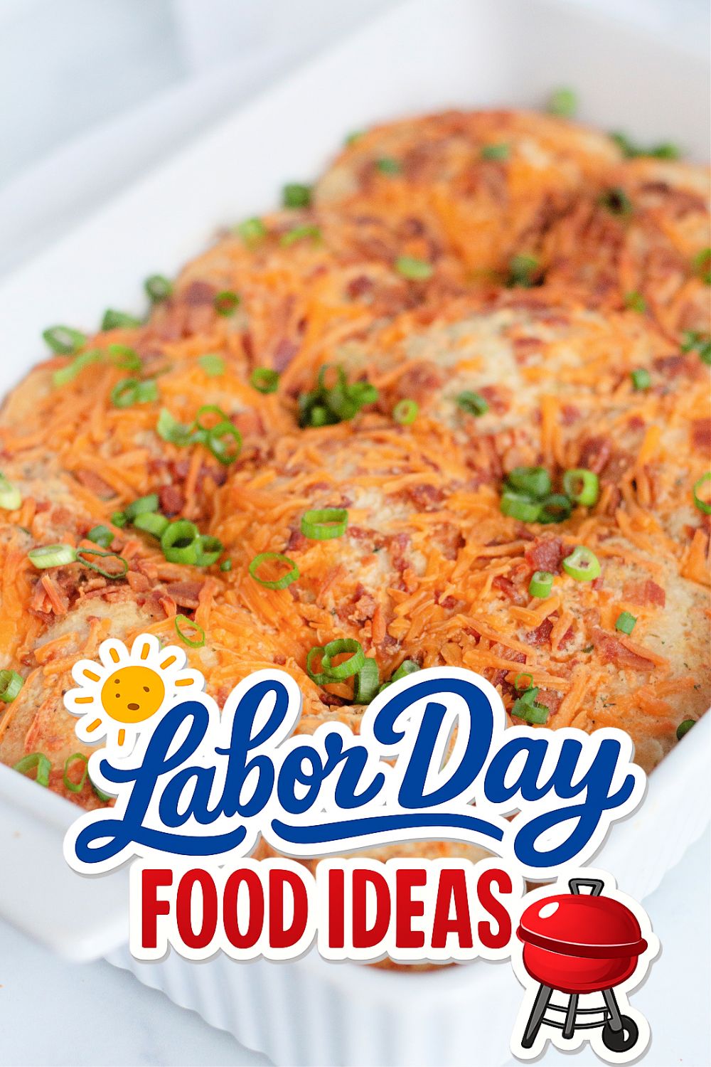 Cheddar Bacon Ranch Biscuits - Labor Day Food Ideas