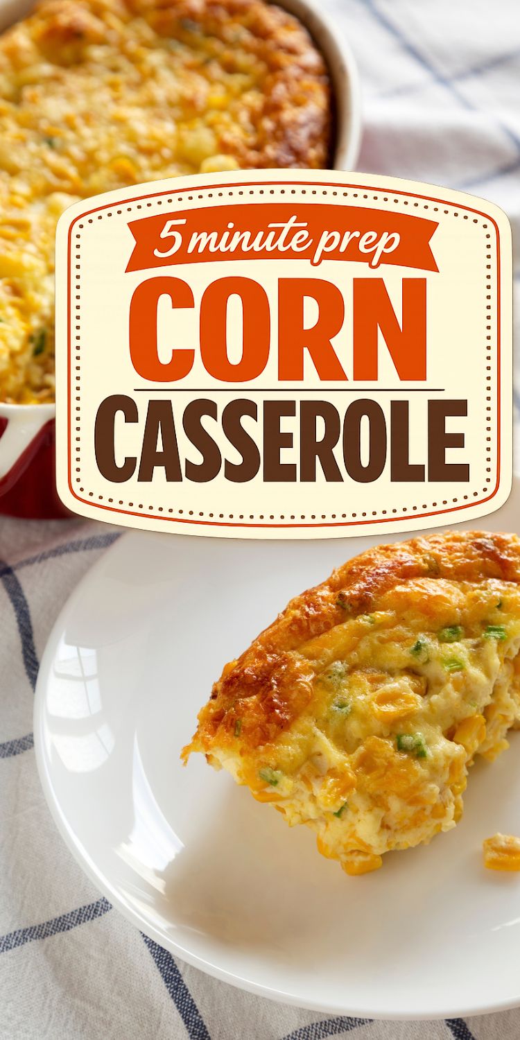 Easy Jiffy Corn Casserole for Thanksgiving Dinner