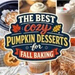 Collage of pumpkin desserts for fall baking