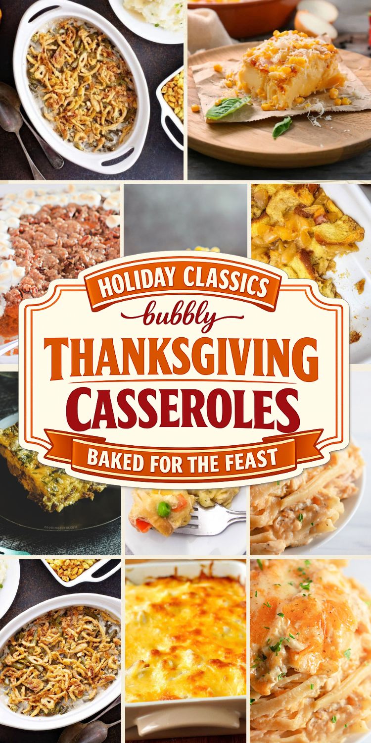 Thanksgiving Casseroles, Bubbly Holiday Classics Baked for the Feast