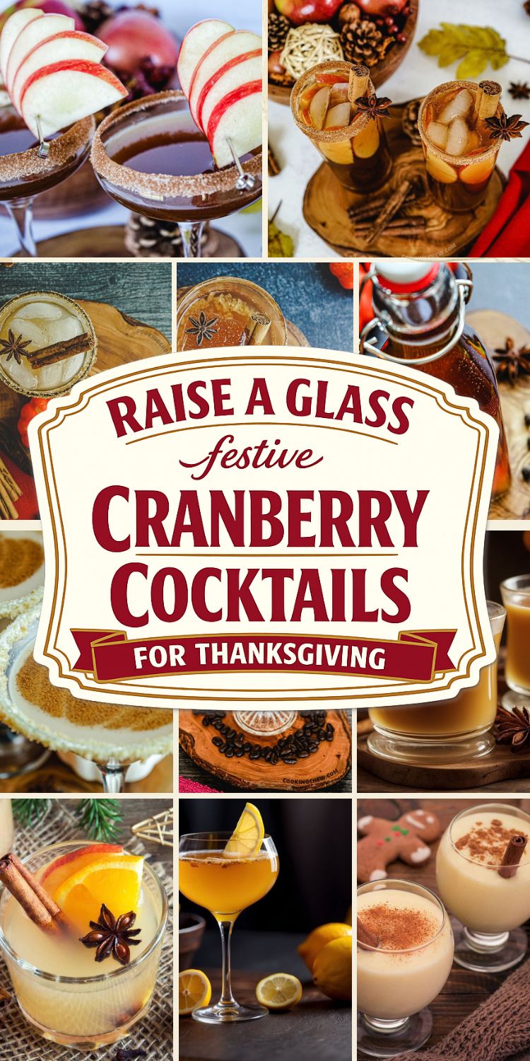 Festive Cranberry Cocktails for Thanksgiving, Margaritas, Mojitos and Mules