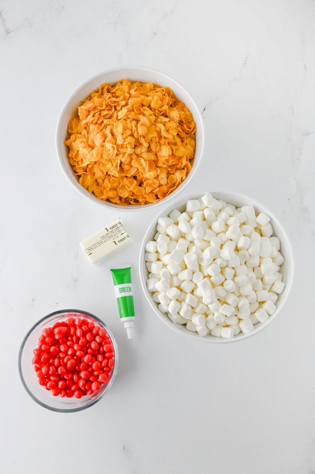 Cornflake Wreaths: ingredients