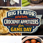 Warm Crockpot Appetizers and Dips for Game Day