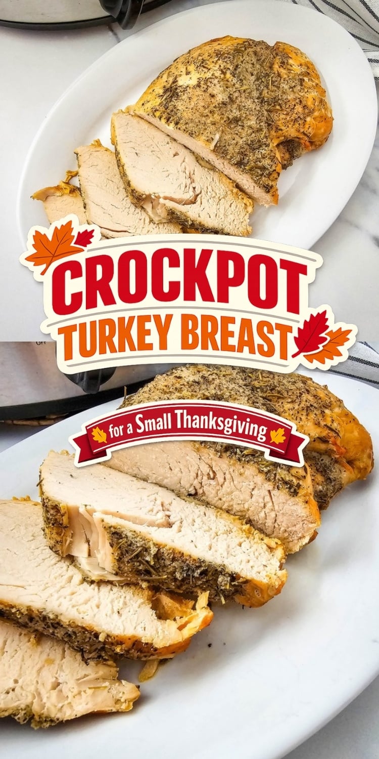 Crockpot Turkey Breast for a Small Thanksgiving Dinner