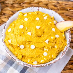 Pumpkin Spice Cookie Dough Dip recipe card photo