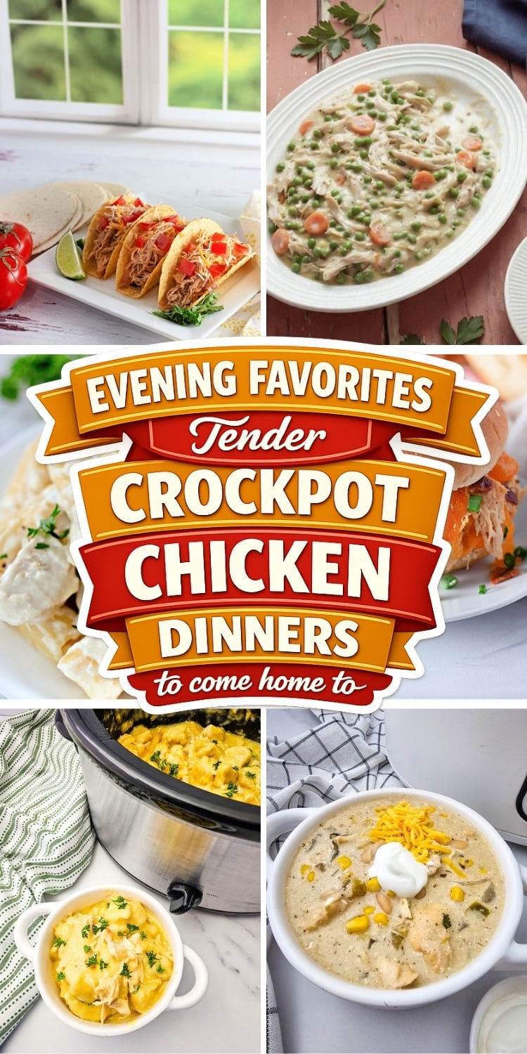 10 Tender Crockpot Chicken Dinners to Come Home To